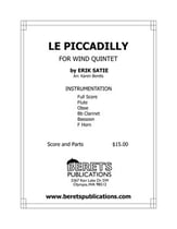 Le Picadilly Woodwind Quintet P.O.D. cover